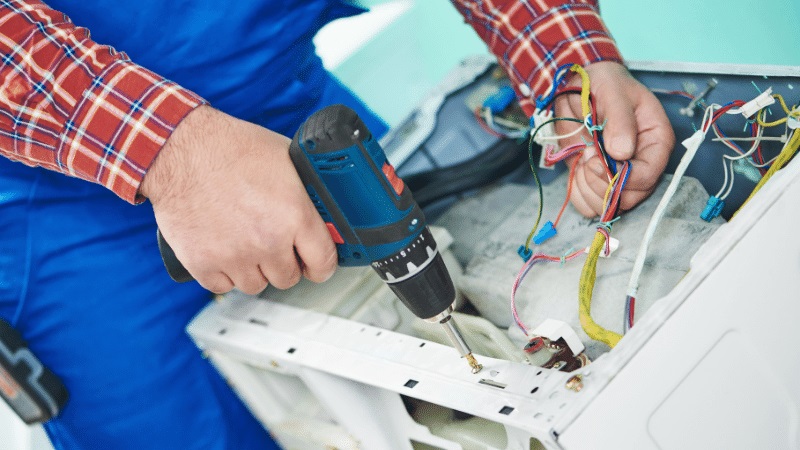 Gaziosmanpaşa Airfel Airfel çamaşır makinesi kart tamiri – Su almama arızası orijinal parça ile giderildi. - Teknik servis örneği